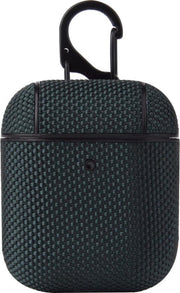 Airpods Hoesje – Nylon Hard Case – Donkergroen