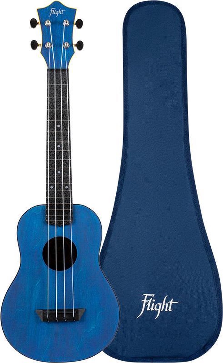 Flight Concert Ukelele - Travel Series - Donkerblauw