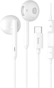Hoco USB-C In-Ear Headset met Microfoon Wit