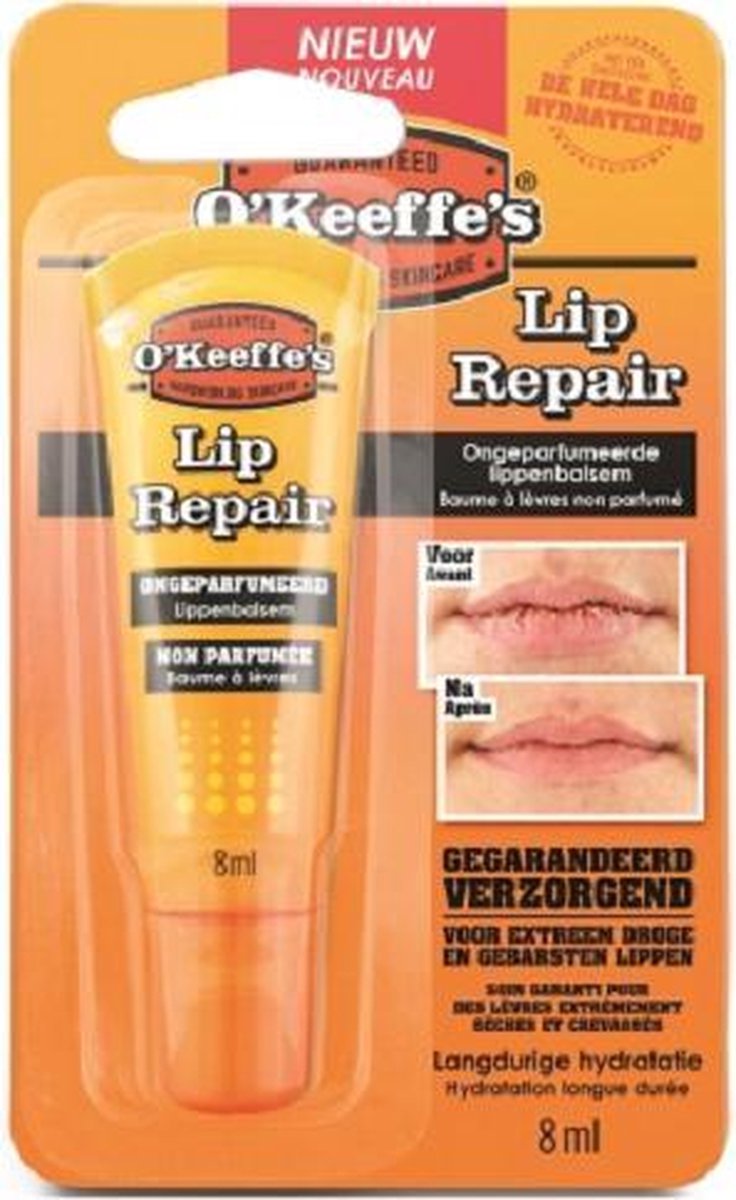 O'Keeffe's - Liprepair - lippenbalsem ongeparfumeerd -  tube 8ml