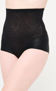 Corrigerend ondergoed met jacquard - Zwart