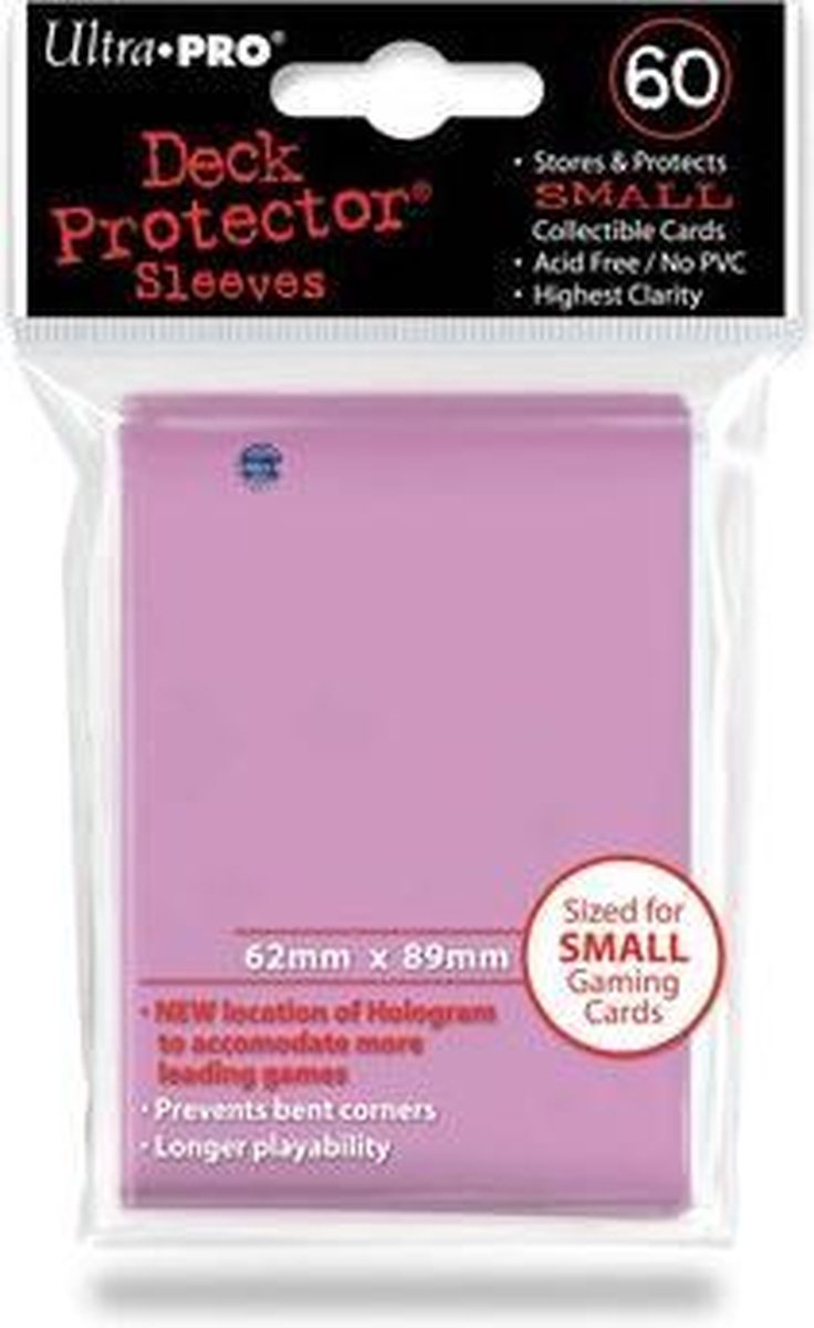 Speelgoed | Kaartspel - Sleeves Small Pink 60 D10