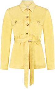 Tramontana Jacket Twill Belt Yellow - L
