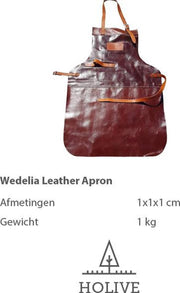 HOLIVE - Wedelia Leather Apron BBQ lederen schort lederen schort FORNO