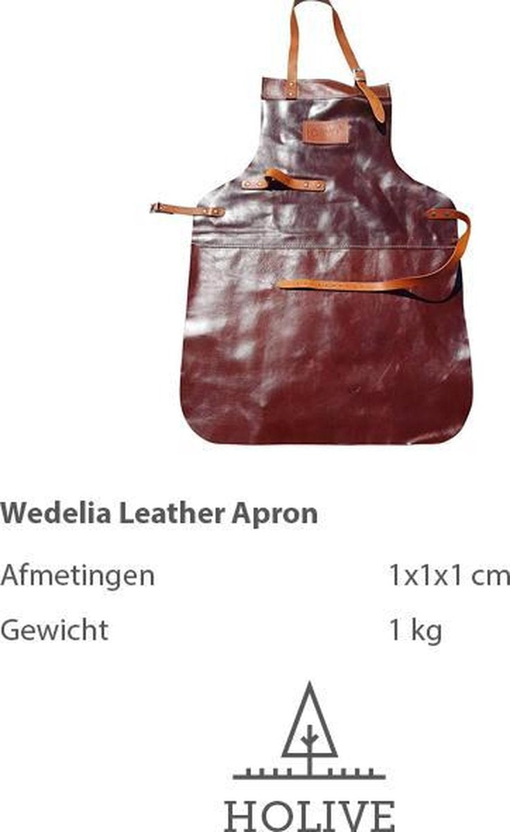 HOLIVE - Wedelia Leather Apron BBQ lederen schort lederen schort FORNO