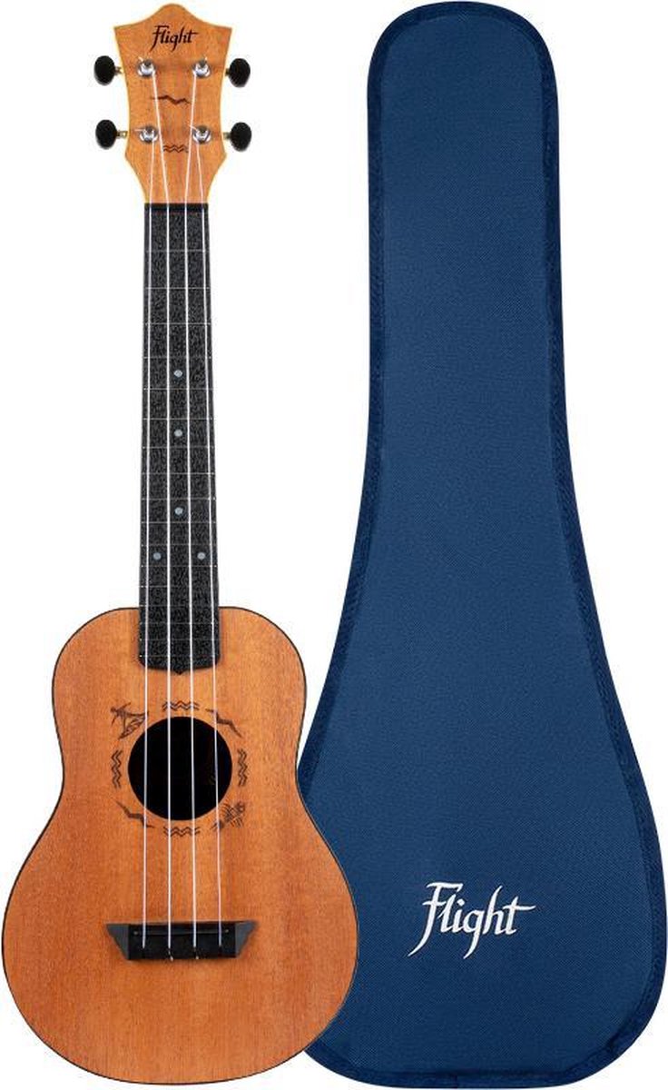 Flight Concert Ukelele - Travel Series - Mahonie