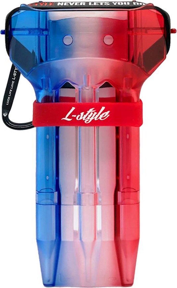 L-Style Krystal One N9 Tri Color Mondrian Red
