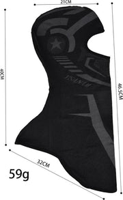 BikerVibes | Face Mask | Motor Masker | Bivakmuts | Unisex | Zwart