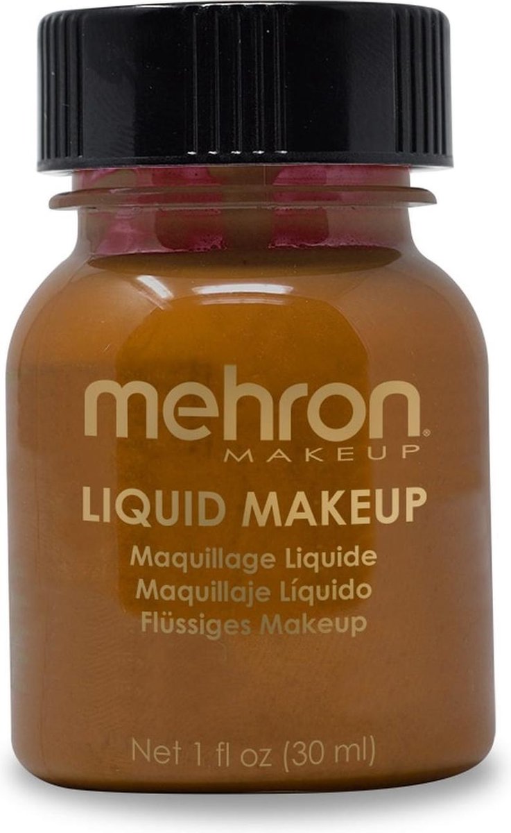 Mehron Vloeibare Schmink op Waterbasis - Sable bruin - 30 ml