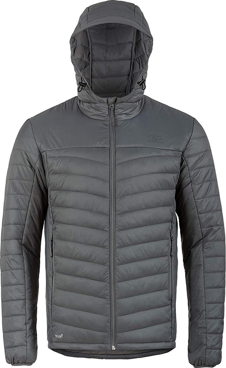 Highlander jas Lewis Insulated Tecloft  voor heren capuchon - Grijs - L