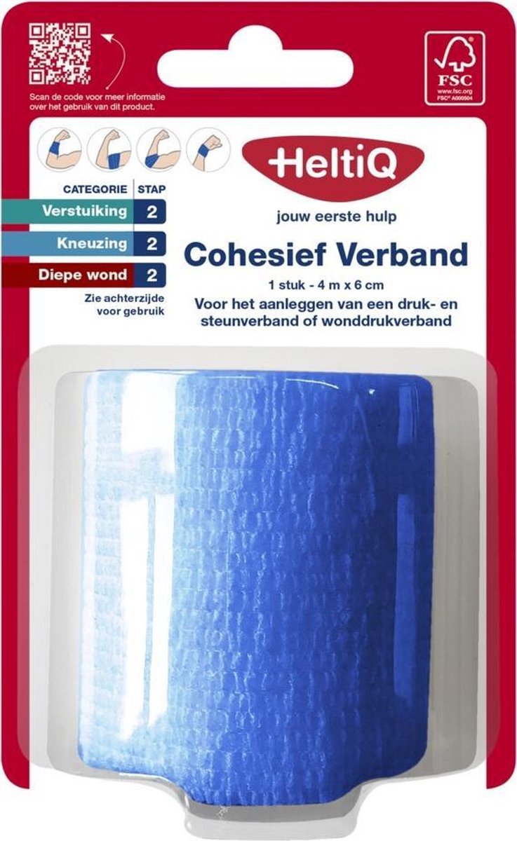 Heltiq Cohesief Verband 4 m x 6 cm