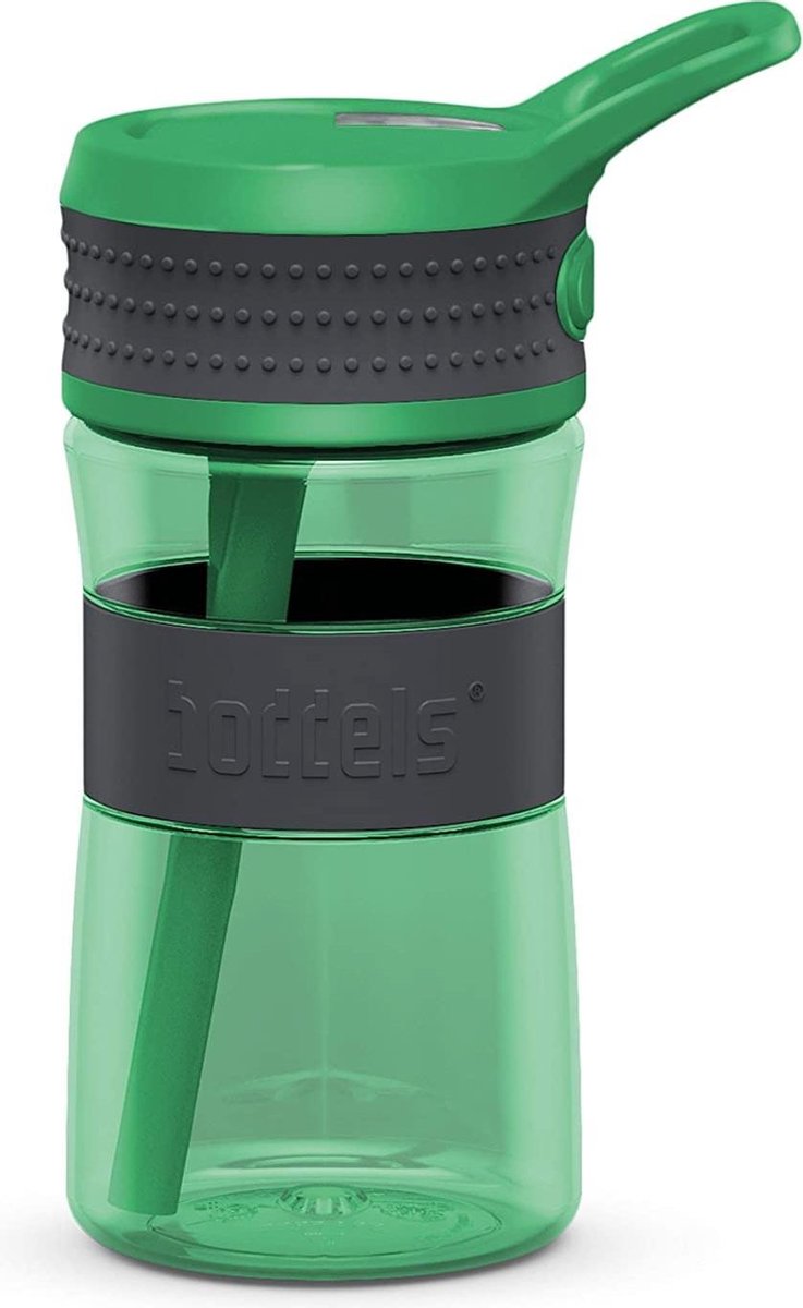 Boddels EEN Drinkfles - 400 ml - Groen/Grijs