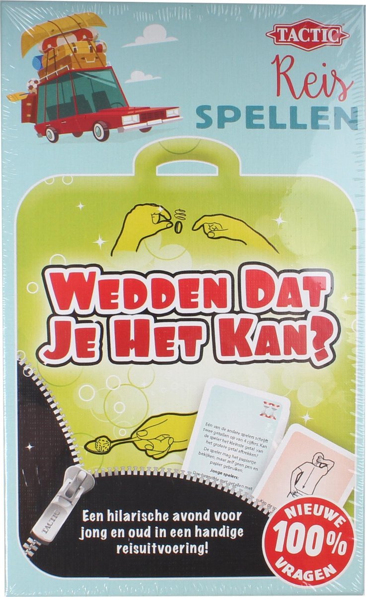 Tactic Wedden Dat Je Het Kan? Reisspel 18 Cm