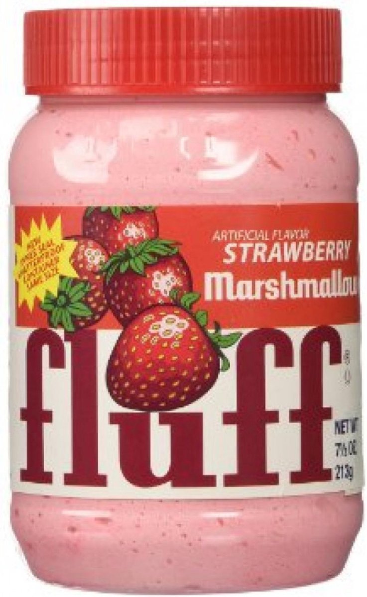 Fluff Aardbei Marshmallow Spread 12 x 213 gram