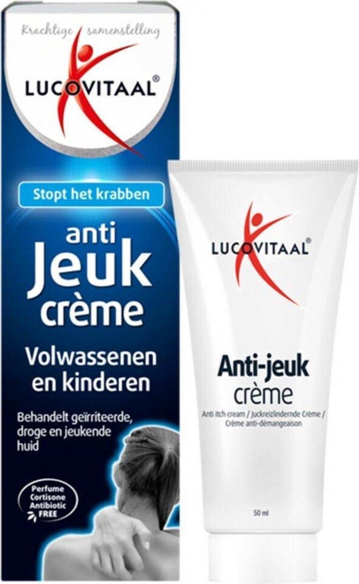Lucovitaal Anti-Jeuk Crème - Volwassenen & Kinderen - Voor Geïrriteerde