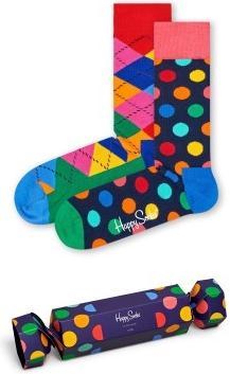 Happy Socks Christmas Cracker Big Dot Giftbox - Maat 36-40