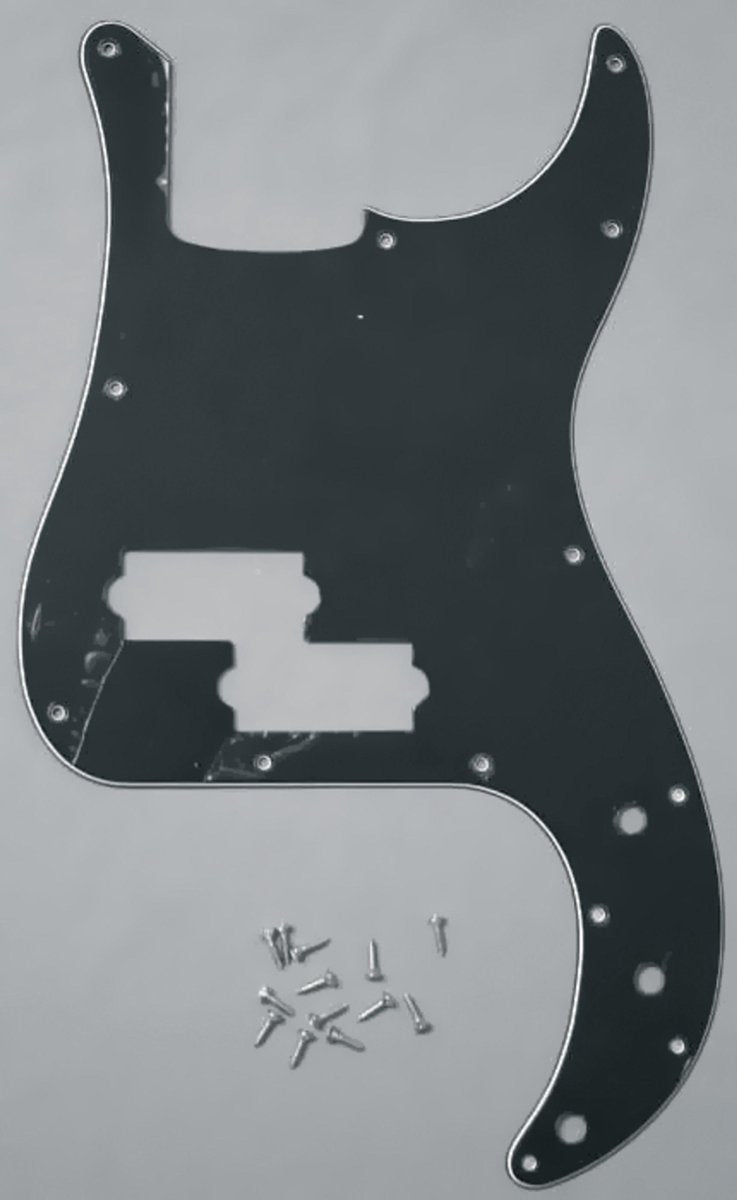 Pickguard standaard P bas zwart 3-Ply