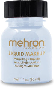 Mehron Vloeibare Schmink op Waterbasis - Moonlight White - 30 ml
