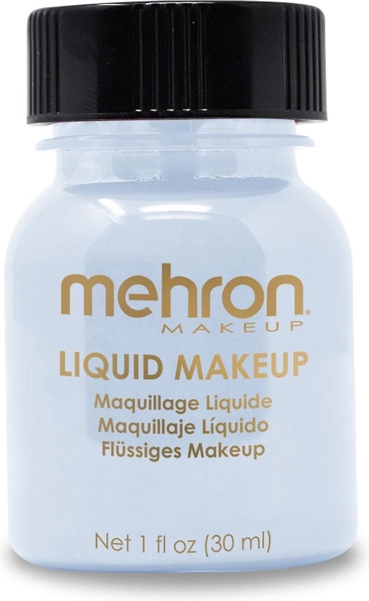Mehron Vloeibare Schmink op Waterbasis - Moonlight White - 30 ml