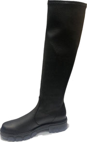Rapisardi IRA knielaars zwart stretch animalfree maat 41