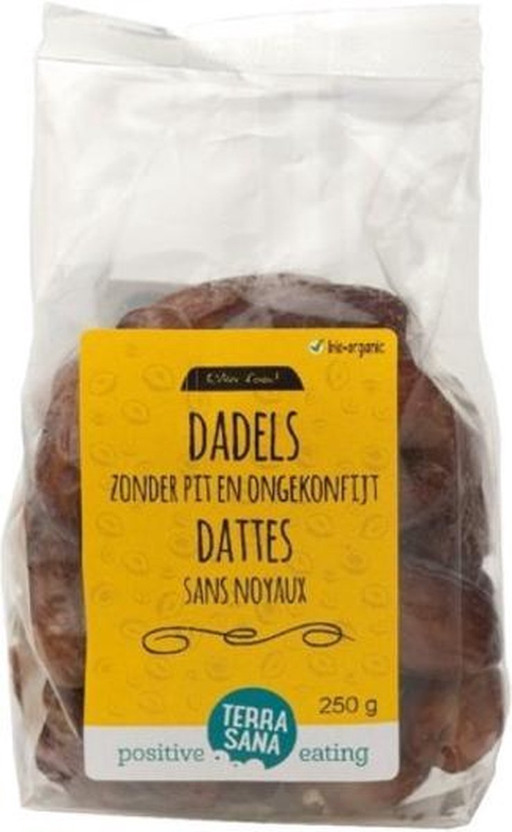 Raw Dadels (Zonder Pit) 250gr