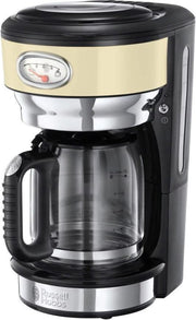 Russell Hobbs 21702-56 Retro Vintage Cream Koffiezetapparaat Crème/Zwart/RVS