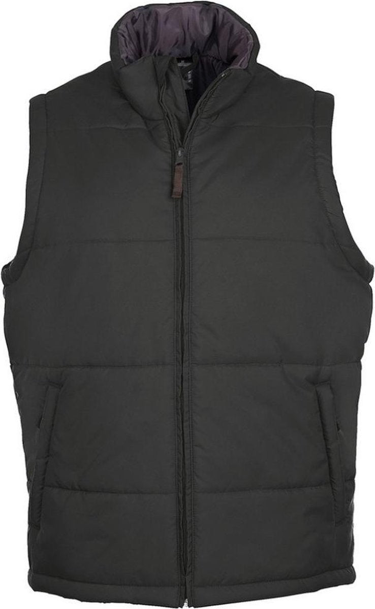 SOLS Warm Unisex Gewatteerd Bodywarmer Jasje (Houtskool)