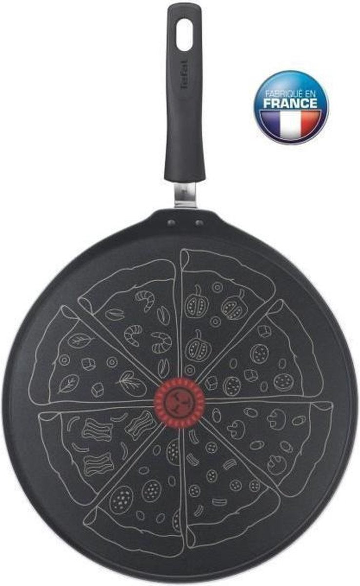 TEFAL - Pizza pan - 32 cm - Alle vuren behalve inductie - Zwart - Gemaakt in Frankrijk