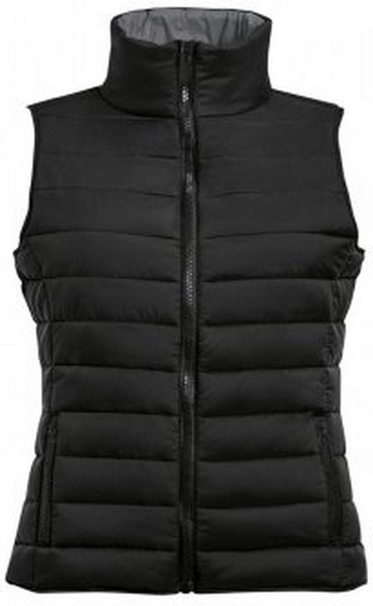 SOLS Vrouwen/dames Golfkussen Gewatteerde Waterafstotende Bodywarmer/Gilet (Zwart)