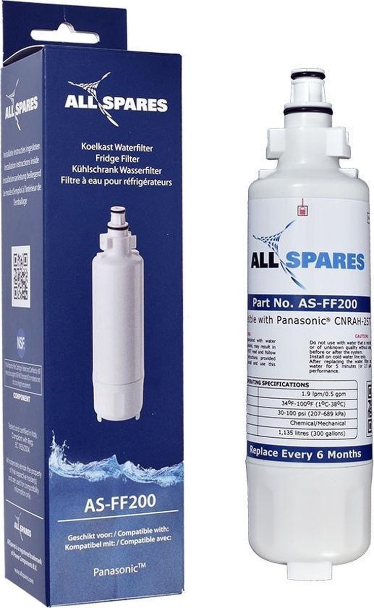 Panasonic CNRAH-257760 Waterfilter - Waterfilter van AllSpares - 1 Waterfilter