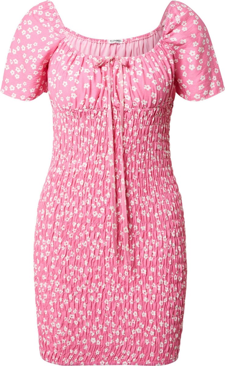 Glamorous jurk Wit-14 (42)