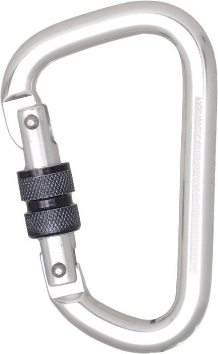 Aluminium karabijnhaak met schroefsluiting