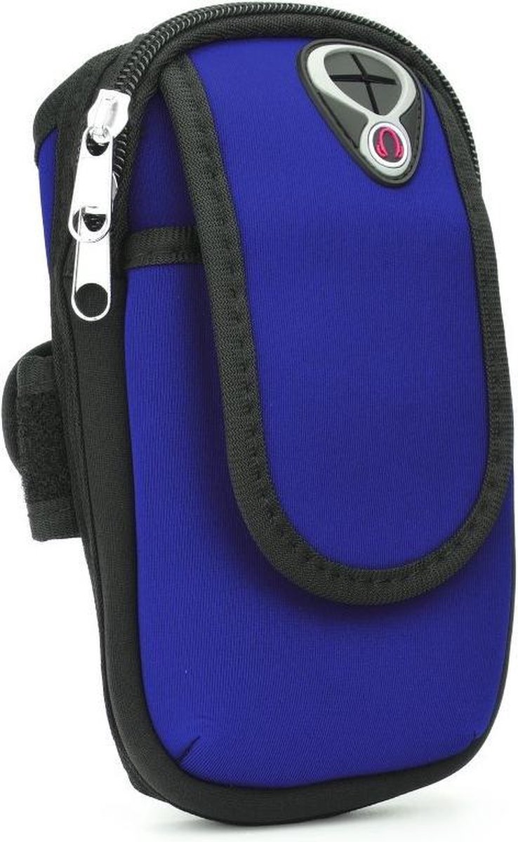 Comfortabele Sport-Fitness Armband voor Smartphone max 5.5 inch - Blauw