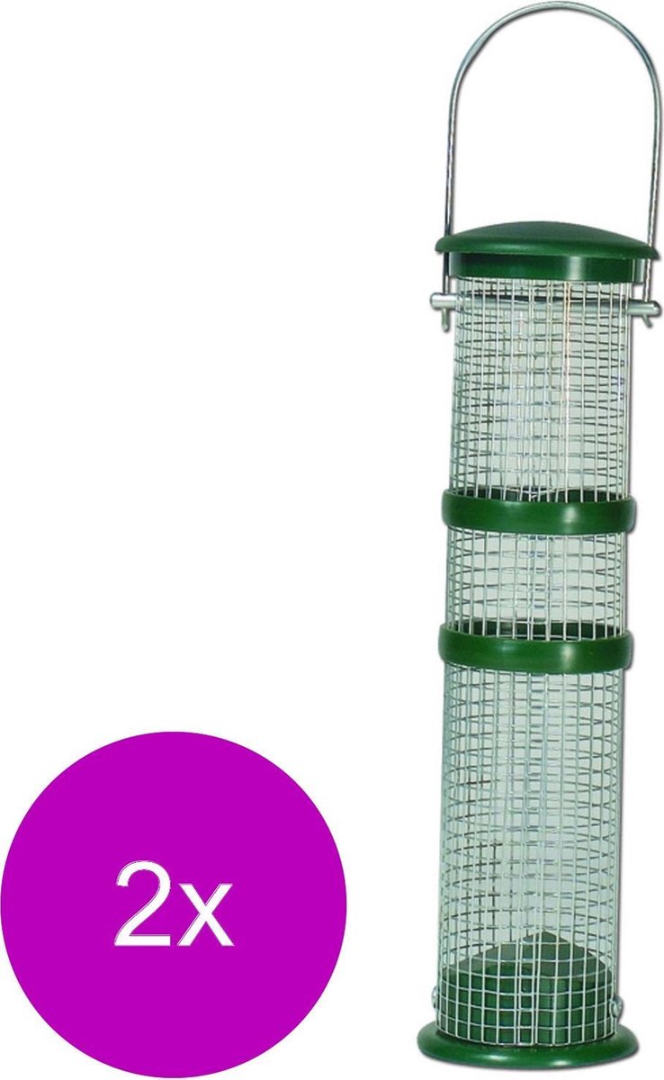 Wildbird Pindafeeder Groot Kunststof - Voersilo - 2 x 45x15x15 cm