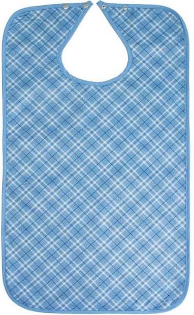 Careline slab blauw/wit geruit – 45 x 80 cm