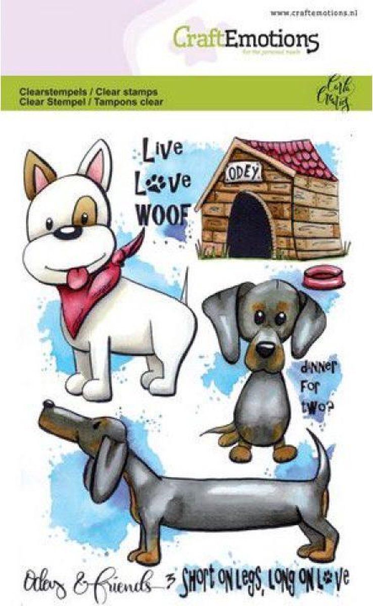 CraftEmotions clearstamps A6 - Odey & Friends 3 Carla Creaties