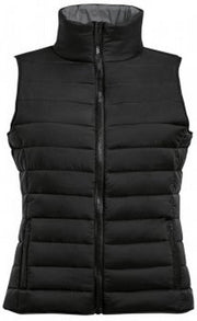 SOLS Vrouwen/dames Golfkussen Gewatteerde Waterafstotende Bodywarmer/Gilet (Zwart)