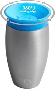 Munchkin Miracle 360 Sippy Drinkbeker - steel blauw