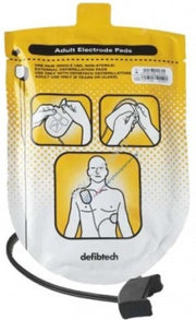 Defibtech Accu en 9V Batterij en Elektrode