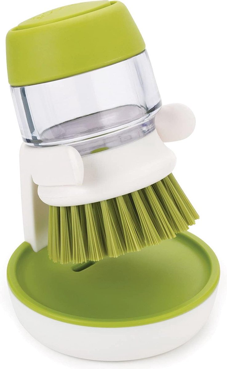 Automatische Zeepdispenser | Afwasmiddeldispenser | Afwasborstel | Siliconen | Met Standaard | Navulbaar | Antislip