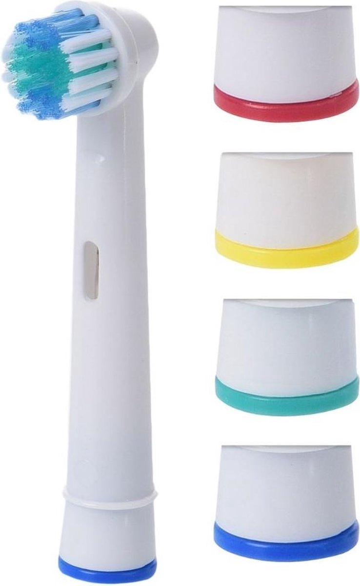Orange85 - Opzetborstel voor Elektrische Tandenborstel - Voor o.a. Oral b en Philips tandenborstels - 4 stuks