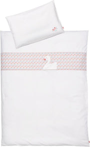 Fehn Dekbedset Zwaan 100 X 135 Cm Wit