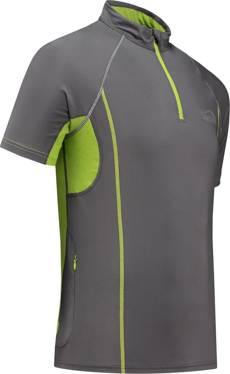Sastrel Hardloopshirt Grijs Maat: M