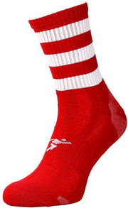 Precision Sportsokken Pro Junior Nylon Rood/wit Maat 30-34