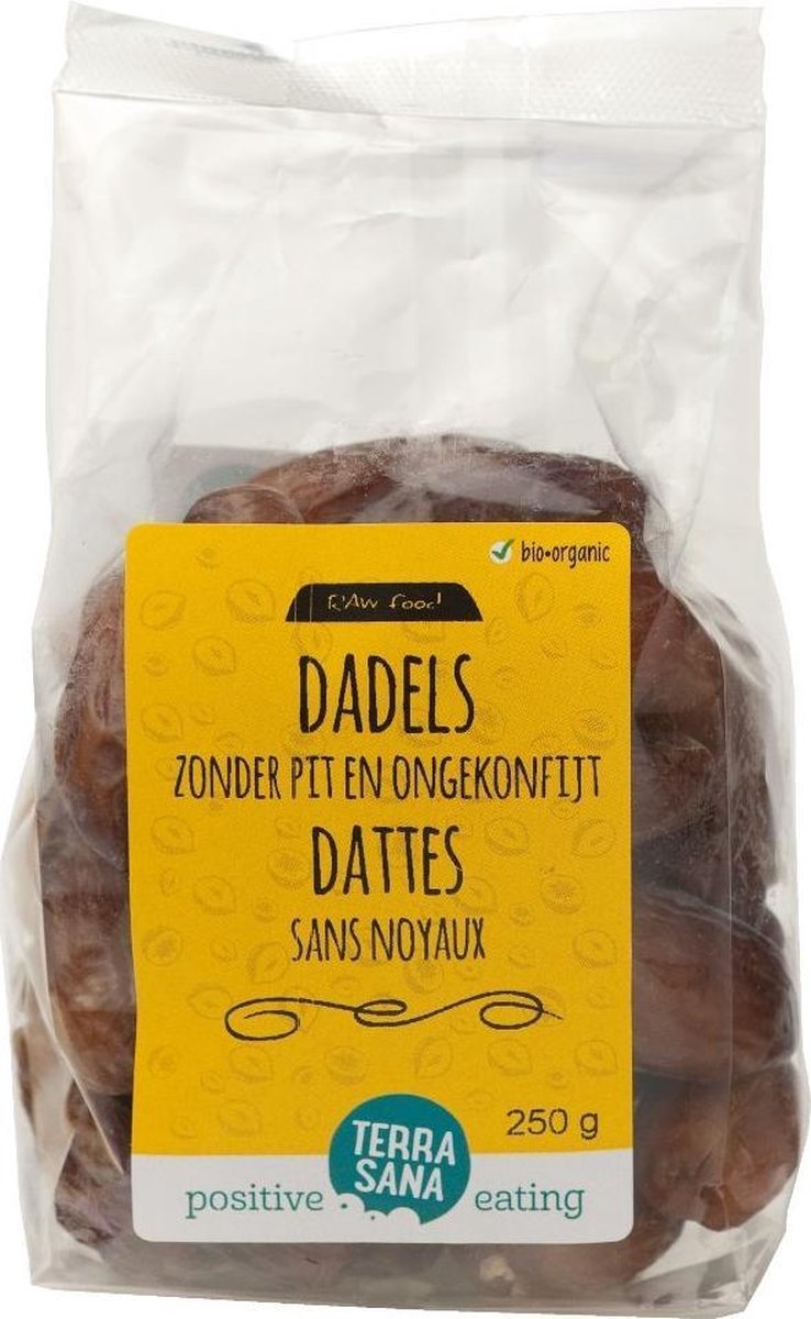 Terrasana Raw Dadels zonder pit - 750 gram