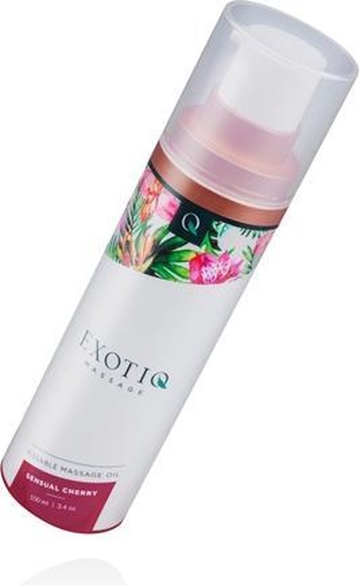 Exotiq Massageolie Sensual Cherry - 100 ml - Drogist - Massage  - Drogisterij - Massage Olie