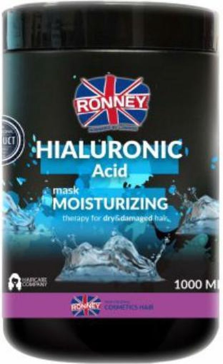 Ronney - Hialuronic Complex Professional Mask Moistruizing maska do włosów z kwasem hialuronowym 1000ml