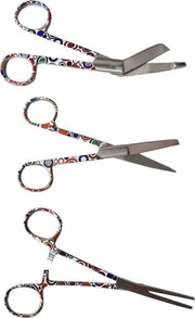 Verpleegkunde Scharen Set - Retro Circles | Zorg - Zuster - Cadeau - Verpleegster - Accessoires