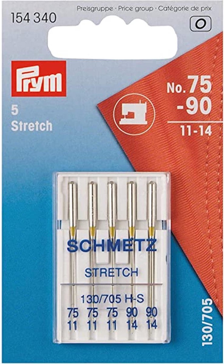 Prym - 5 strech naaimachinenaalden - no.75 11 - art 152350 - 130/705 - naaimachine naalden