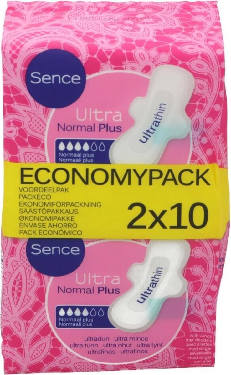 Sence Maandverband Normal 2x 10 stuks
